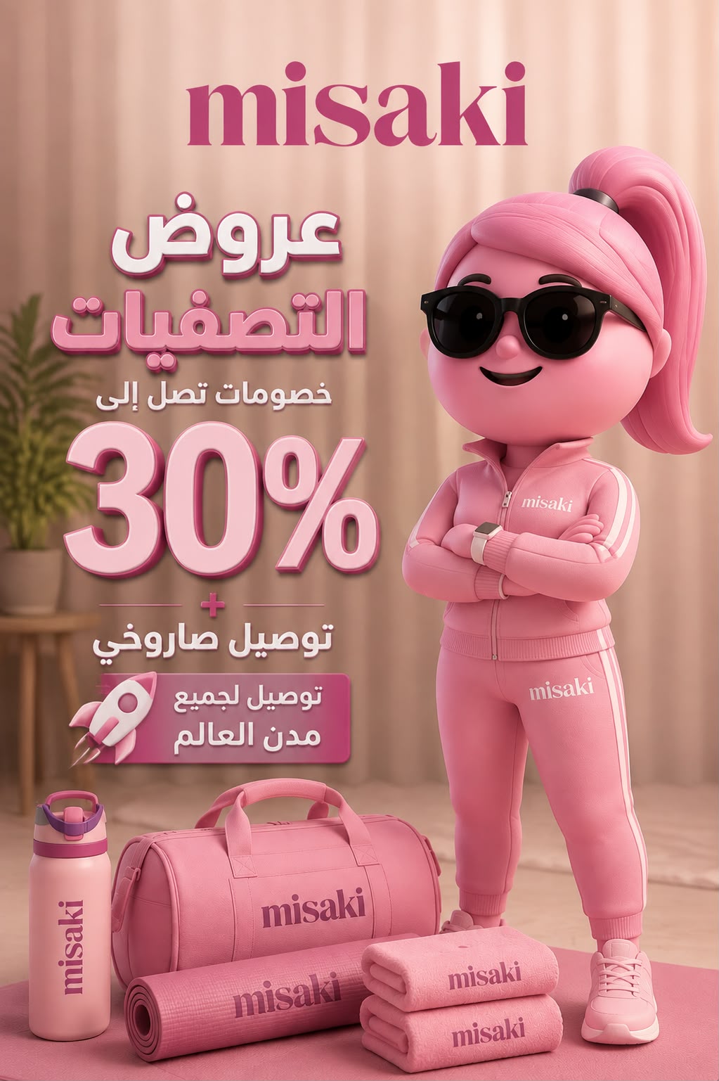 عروض التصفيات من miSaki بخصومات تصل إلى 30%